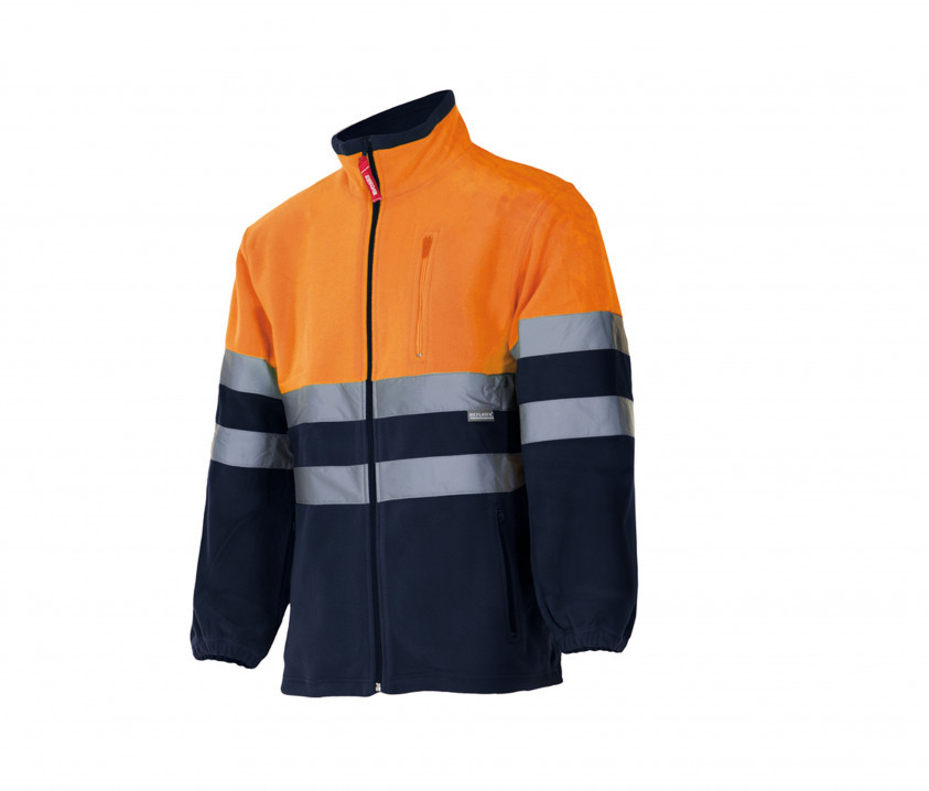 Fluo orange/navy